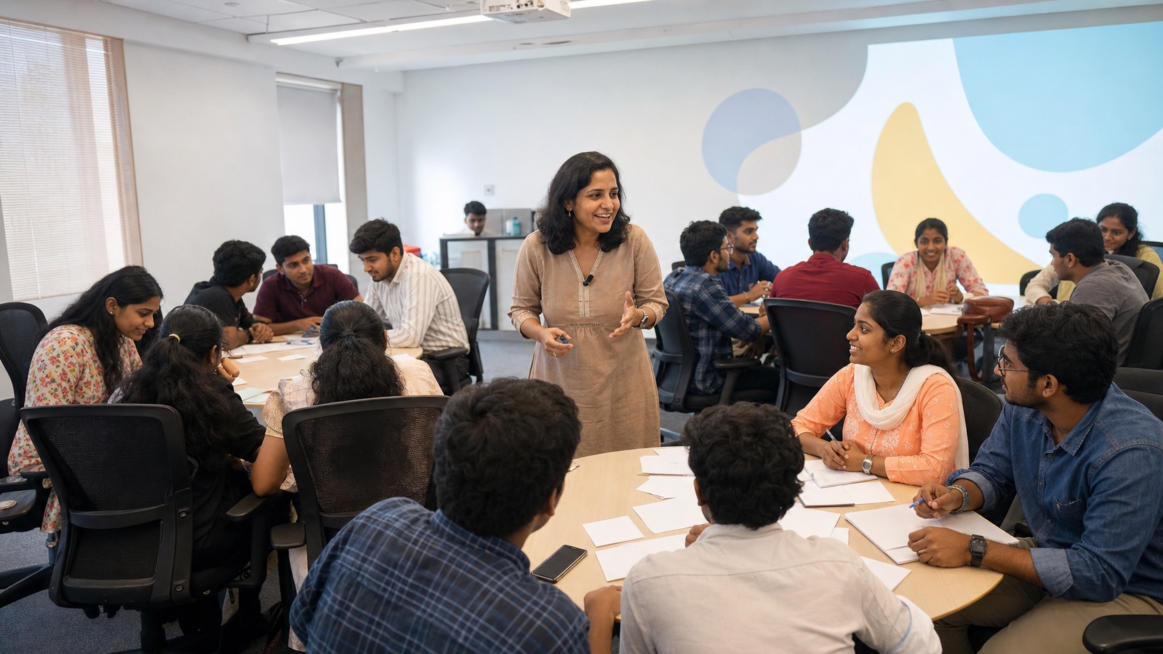 Interactive career-guidance workshop for college students